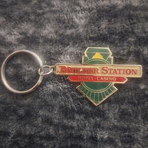 Boulder Station Motel Casino Keychain